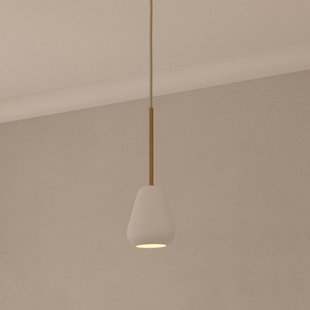 Nuura Aps Nuura hanglamp Anoli Spot, Ø 10 cm, wit/goud, metaal