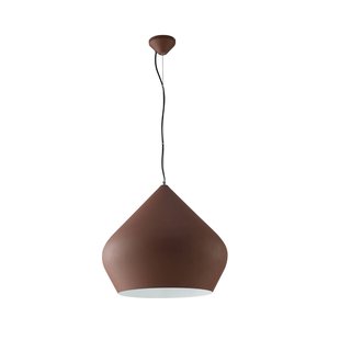 Luce Ambiente Design Hanglamp Tholos, bronskleurig/wit, Ø 52 cm, metaal