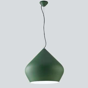 Luce Ambiente Design Hanglamp Tholos, groen/wit, Ø 52 cm, metaal