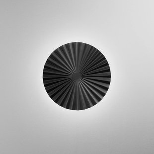 Luce Ambiente Design LED wandlamp Anadara, zwart, Ø 50 cm, metaal, CCT