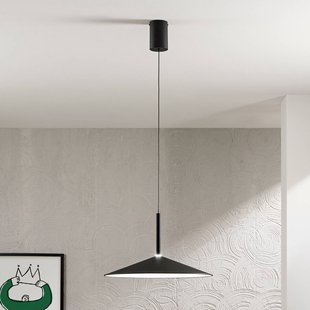Luce Ambiente Design LED hanglamp Khan, zwart, Ø 48 cm, metaal, CCT