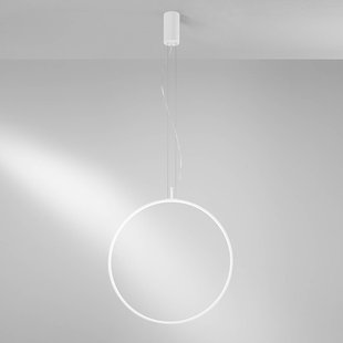Luce Ambiente Design Toorx LED hanglamp, wit, Ø 60 cm, metaal, CCT
