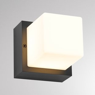 Molto Luce LED buiten wandlamp FYNN-O, antraciet, 11 cm, IP65, CCT aan/uit