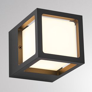Molto Luce LED buiten wandlamp FYNN-X, antraciet, 12 cm, IP65, CCT aan/uit