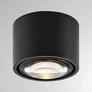 Molto Luce MAG MINI LED buiten plafondlamp, zwart, Ø 9 cm, CCT dimbaar, IP44