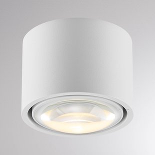 Molto Luce LED buiten plafondlamp MAG MINI, wit, Ø 9 cm, CCT, dimbaar, IP44