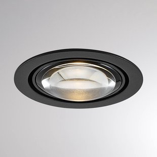 Molto Luce LED plafond inbouwlamp MAG MINI zwart Ø 10 cm CCT 18 V