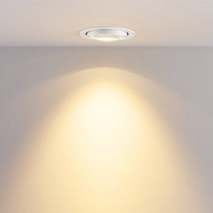 Molto Luce LED plafond inbouwlamp MAG MINI, wit, Ø 10 cm, CCT 18 V