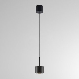 Molto Luce LED hanglamp MAG MINI, zwart, Ø 9 cm, CCT, dimbaar, metaal