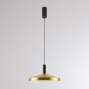 Molto Luce LED hanglamp LORA III, messing, Ø 36 cm, dimbaar, 40° CCT
