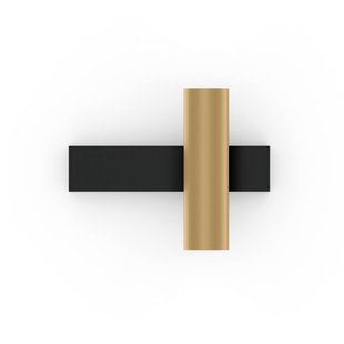 Wever & Ducré Lighting WEVER &amp; DUCRÉ LED wandlamp Ceno 2.0 zwart/beige, 2.700 K