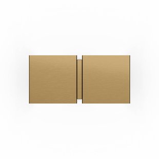 Wever & Ducré Lighting WEVER &amp; DUCRÉ wandlamp CG Square beige, breedte 21 cm, 2-lamps