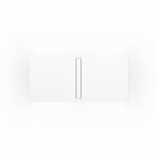 Wever & Ducré Lighting WEVER &amp; DUCRÉ wandlamp CG Square wit Breedte 21 cm 2-lamps