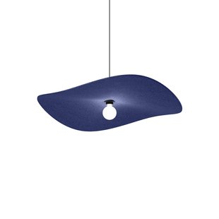 Wever & Ducré Lighting WEVER &amp; DUCRÉ hanglamp Wave Soft 3.0, vilt indigo, 100 cm