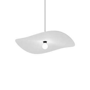 Wever & Ducré Lighting WEVER &amp; DUCRÉ hanglamp Wave Soft 3.0, vilt, marmergrijs, 100 cm