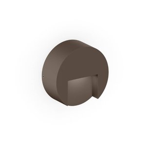 Wever & Ducré Lighting WEVER &amp; DUCRÉ LED buiten wandlamp Reto Round 0,8 bronskleurig