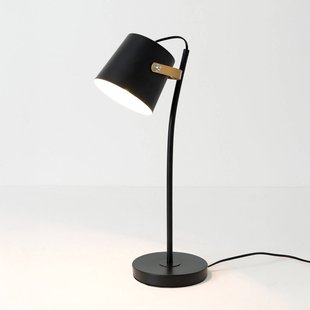 Holländer Tafellamp ESPERTO, zwart, hoogte 53 cm, metaal, E27