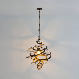 Holländer Hanglamp CIRCULARIATA, goud/brons, Ø 67 cm, metaal E27