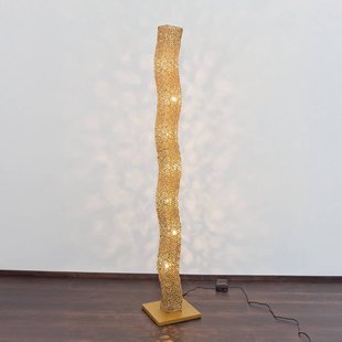 Holländer Vloerlamp ODISSEA, goudkleurig, hoogte 171 cm, metaal, 7 x G4