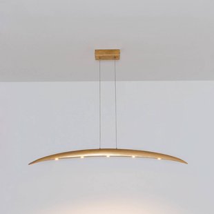 Holländer LED hanglamp COSTELLAZIONE, goud, lengte 122 cm, metaal, dimbaar
