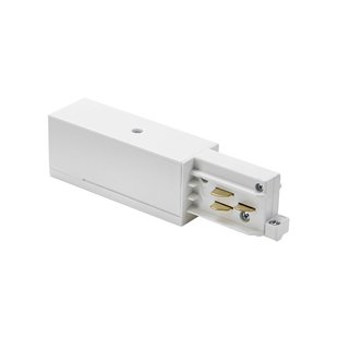 BRUMBERG eindvoeding ONETRACK wit, aardedraad rechts