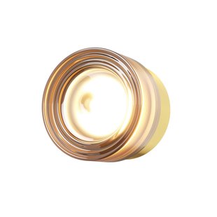 Maytoni OLO LED wandlamp, messing/amber glad, Ø 13 cm, CCT