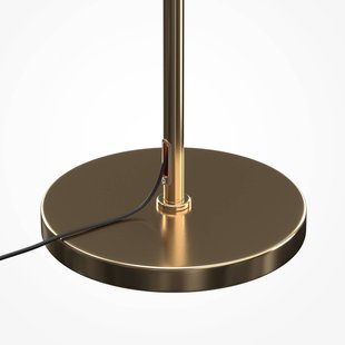 Maytoni Vloerlamp Dallas, goud/wit, hoogte 150 cm, 6-lamps, dimmer
