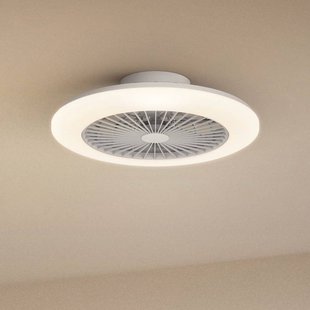 Philips LED plafondventilator Amigo, glanzend wit, 58 cm, CCT