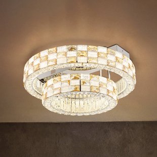 Globo LED plafondlamp Lidia, amber/helder, glas, CCT, dimbaar