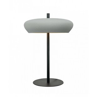 Zambelis Tafellamp 2594, grijs/zwart, hoogte 41 cm, aardewerk/metaal, G9