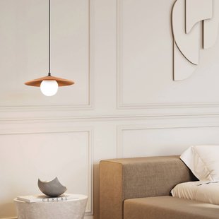 Zambelis Hanglamp 2598, terracotta, Ø 29 cm, klei/glas, G9