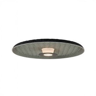 Zambelis LED plafondlamp 25177, grijs/zwart, Ø 45 cm, metaal
