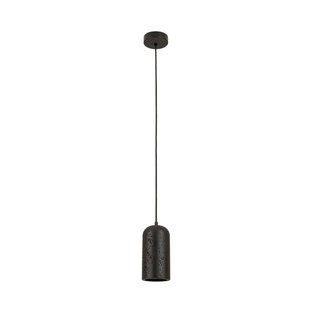 Zambelis Hanglamp 25420, zwart, Ø 10 cm, steen, E27