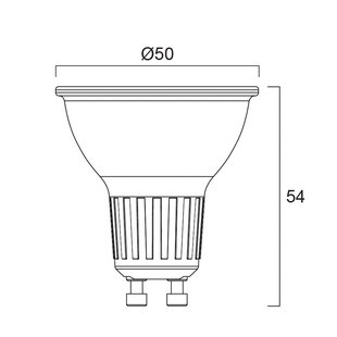 Sylvania LED-reflectorlamp PLATINUM RETRO ES50 GU10 2 W 3.000 K 360 lm 36°