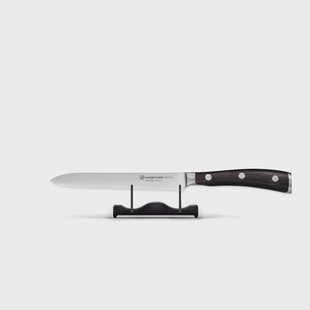 Wusthof - Ikon Tomatenmes met kartel 14 cm - Houten handvat