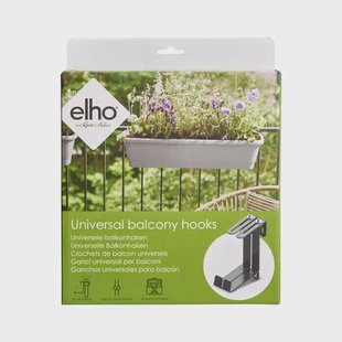 Elho Universele Balkonhaken Noa Metaal Living Black