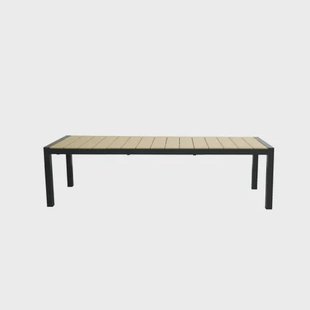 Tuintafel Ugo - Aluminium En Polywood - 95 X 275 X 76 Cm - Uitschuifbaar