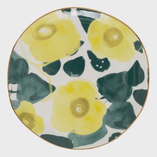Urban Nature Culture - Good  Morning - Bord -  Floral Art - Limelight - Ø17 cm