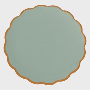 Urban Nature Culture -  Good Morning - Gebaksbordje -  Sculpted - Celadon - Ø17 cm