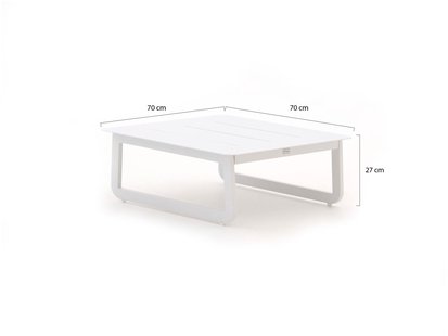 Bellagio Bertinoro lounge tuintafel 70x70x27cm - Laagste prijsgarantie!
