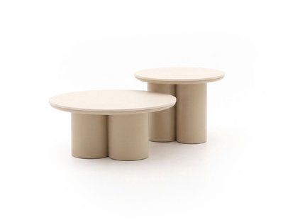 Apple Bee Tonga bijzet tuintafelset ø 80cm (h: 36cm)/ø 60cm (h: 44cm) - Laagste prijsgarantie!