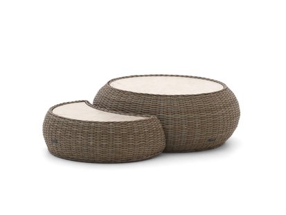 Intenso Santa Ninfa lounge tuintafelset ø 101cm/41x82x22cm - Laagste prijsgarantie!