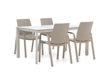 Hartman Flow/Sestino 160cm dining tuinset 5-delig - Laagste prijsgarantie!