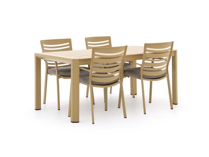 Hartman Alexandra dining tuinset 5-delig - Laagste prijsgarantie!