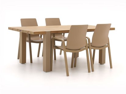 Hartman Flow/Almeria 200cm dining tuinset 5-delig - Laagste prijsgarantie!