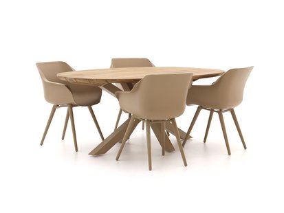 Hartman Sophie Studio/San Sebastian 200cm dining tuinset 5-delig - Laagste prijsgarantie!