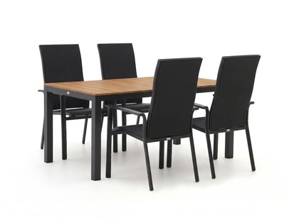 Bellagio Avio/Fidenza 160cm dining tuinset 5-delig stapelbaar - Laagste prijsgarantie!