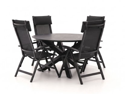Bellagio Lugo/Lodola ø 130cm dining tuinset 5-delig verstelbaar - Laagste prijsgarantie!