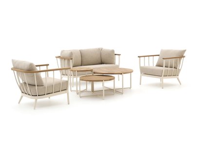 Apple Bee Condor stoel-bank loungeset 6-delig 4-zits - Laagste prijsgarantie!