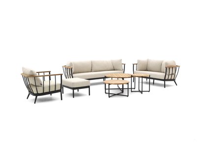 Apple Bee Condor stoel-bank loungeset 7-delig 6-zits - Laagste prijsgarantie!